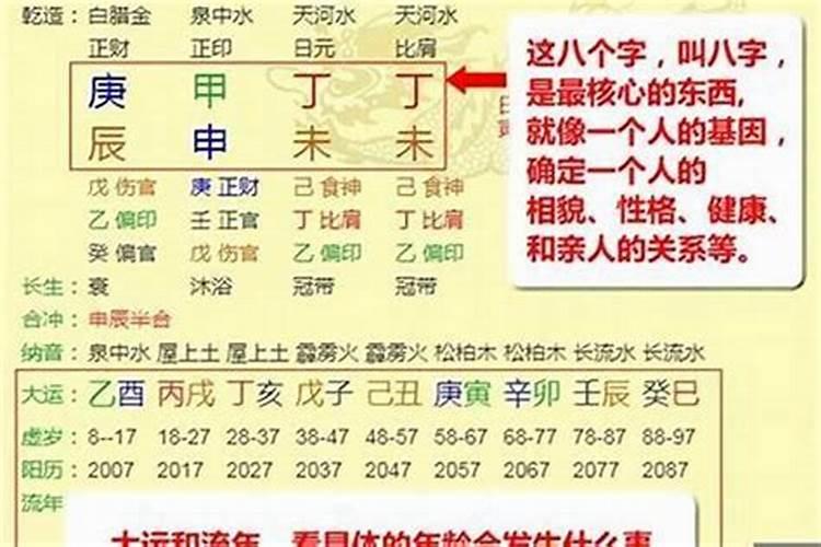 怎样查八字大运流年