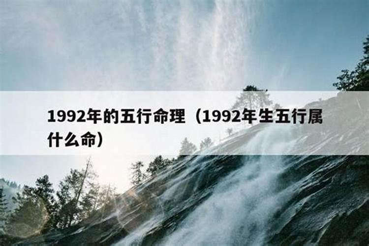 1992年的命运如何