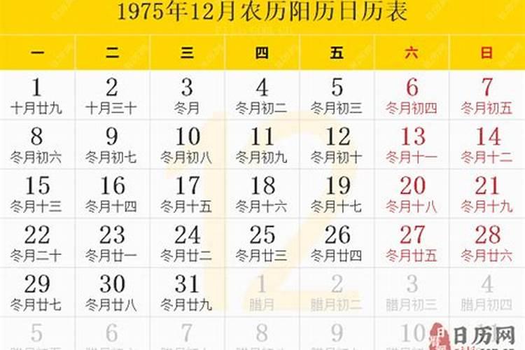 1975年12月10月运势如何