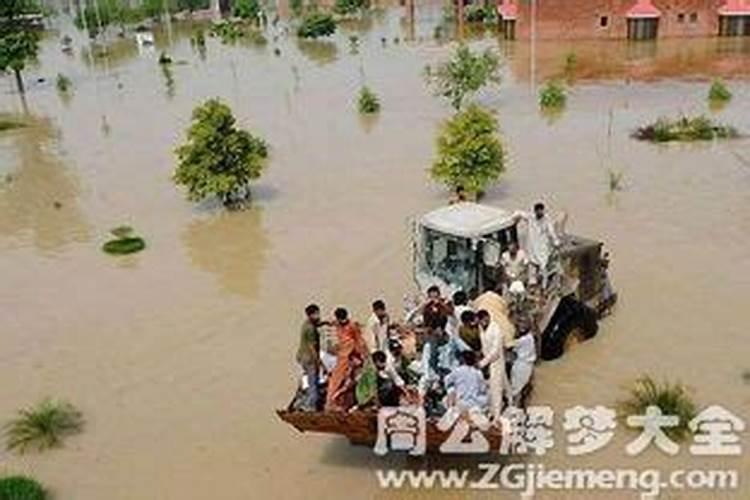 梦到涨大洪水逃难成功