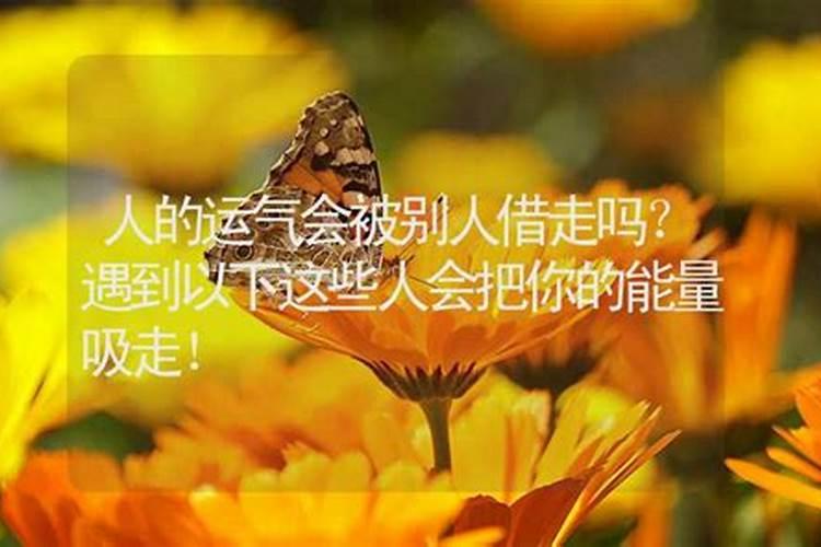 人的运势会被偷吗