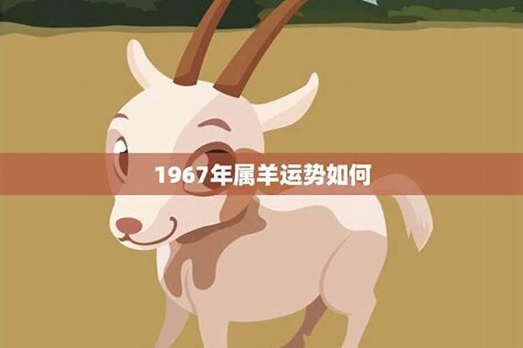 1967年生肖羊每月运程