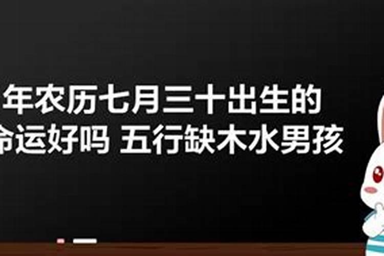 男孩农历七月十五出生