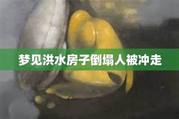 梦见洪水泛滥房子倒塌和家人被冲