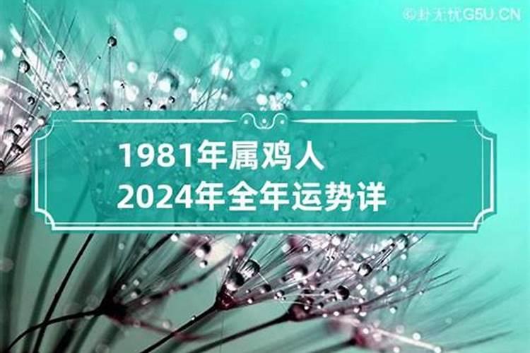 1981年属鸡人[year]年运势运程