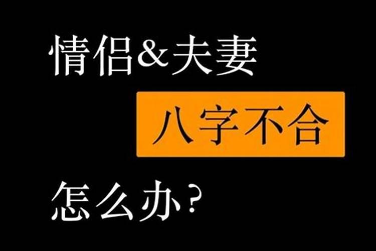 和男友八字不合