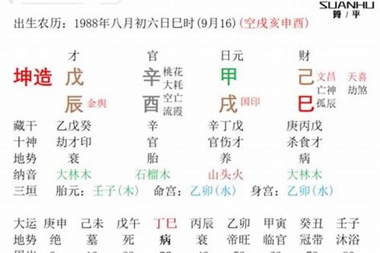 八字信息是什么意思啊