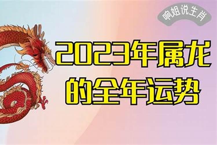 2023龙人全年运势如何2012