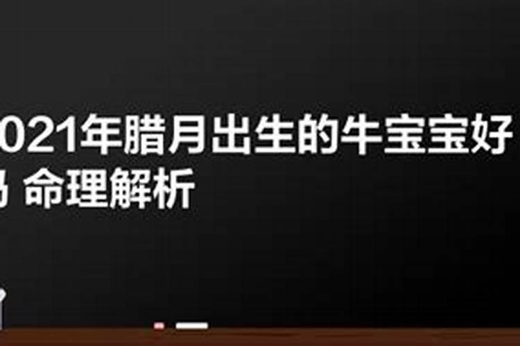 2021年清明前出生的牛宝宝好吗