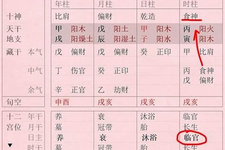 单身汉八字实例