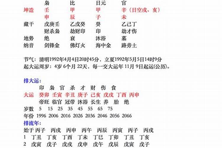 八字三合6合表