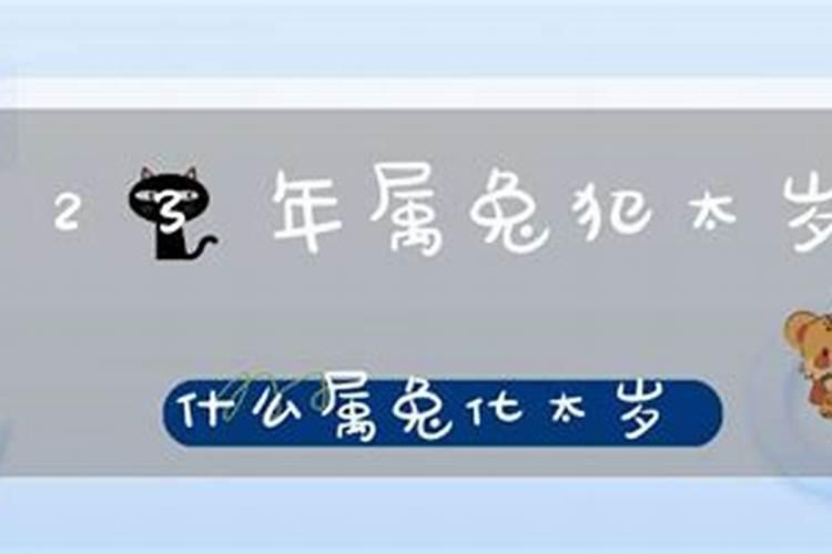 2023年属兔犯太岁吉祥物