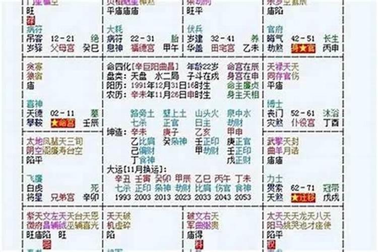 紫薇斗数与八字的侧重点