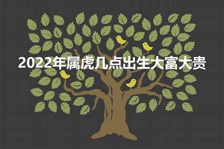 2022属虎几月出生大富大贵