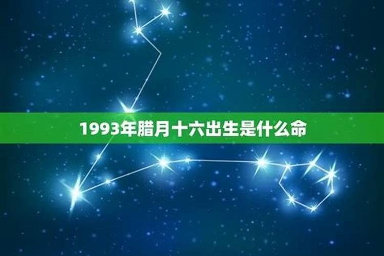 农历1993年腊月是什么