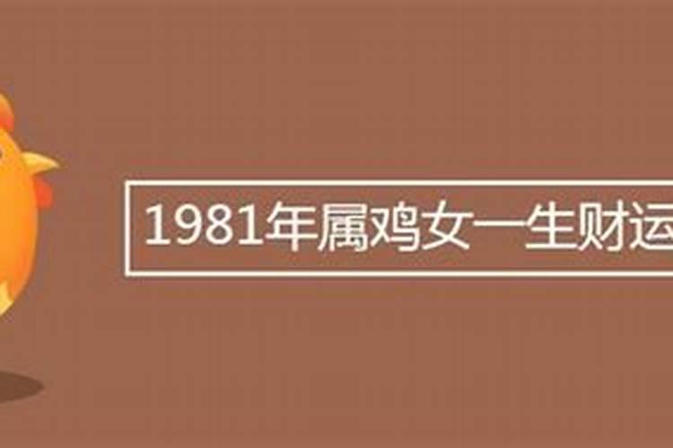 1981年属鸡女人今年运气