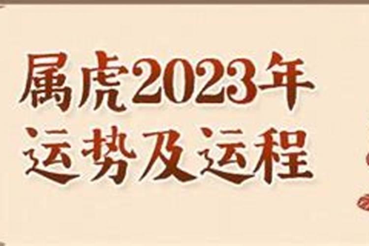 74女虎2023年运势