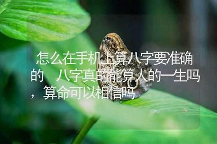 算八字很准能不能信