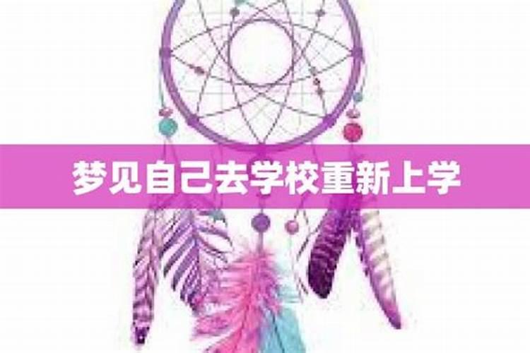 梦到自己重新回到学校上学什么意思