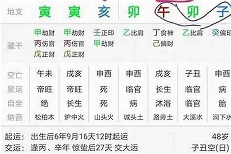 八字中的鸳鸯合