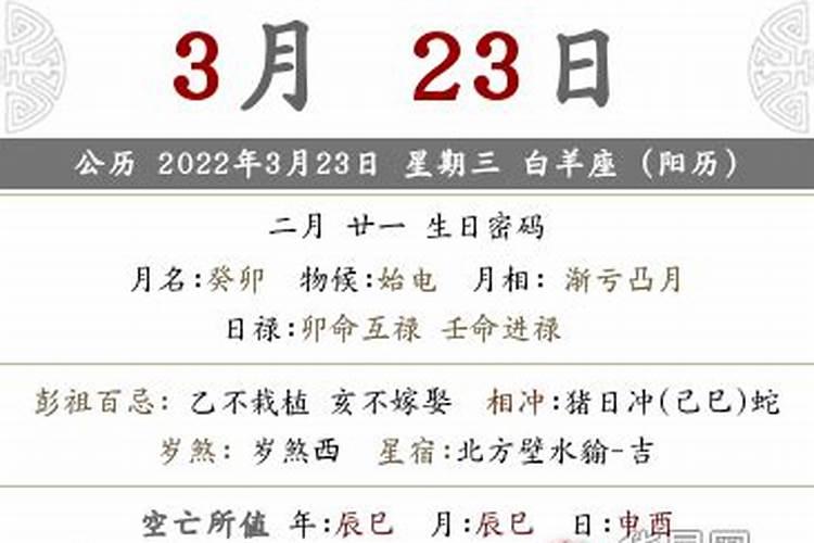 2022年农历二月二十一是几号