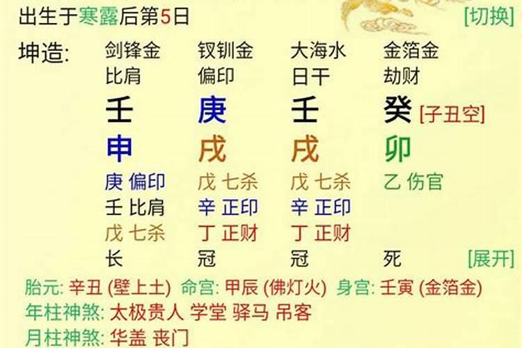 八字与父无缘