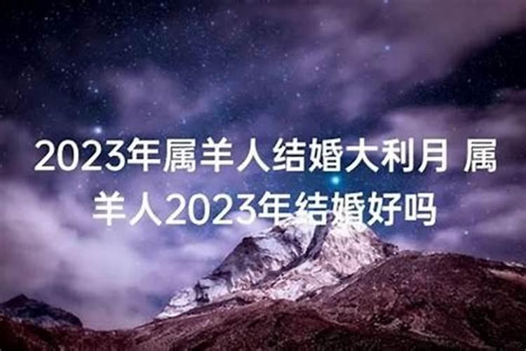 属羊人2023年感情及婚姻