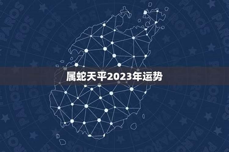 属蛇天平女2023年运势