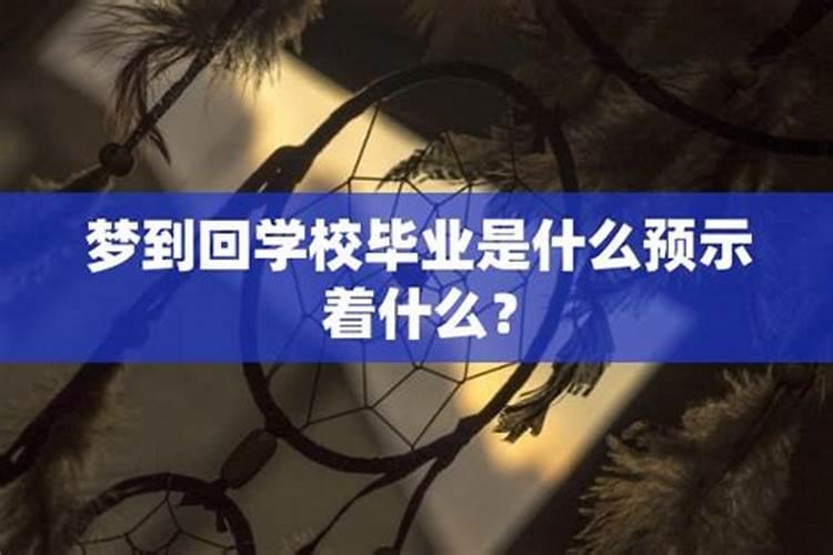 梦见去学校预示着什么