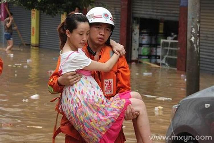 梦见洪水什么码