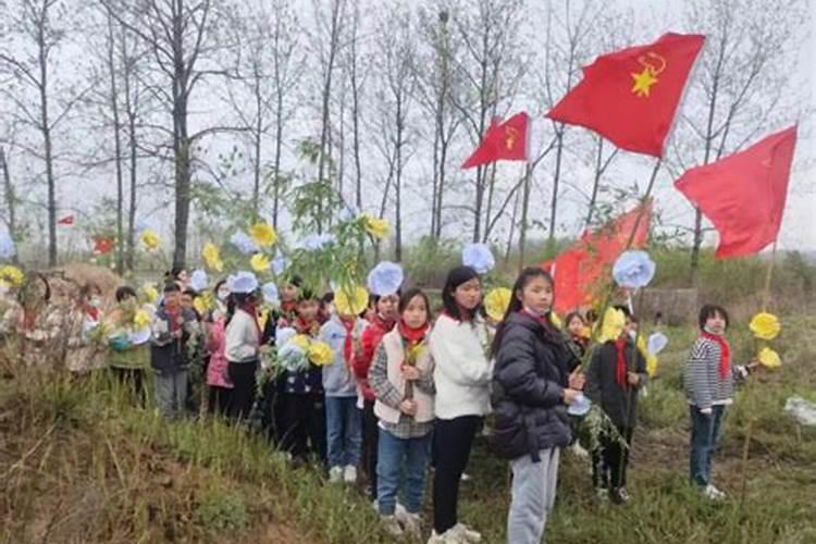 乡镇清明祭扫活动