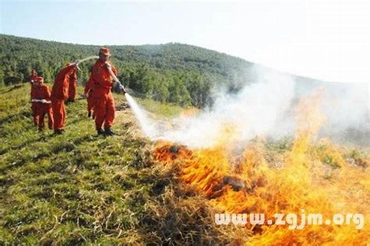 做梦梦到自己家着大火然后浇灭了