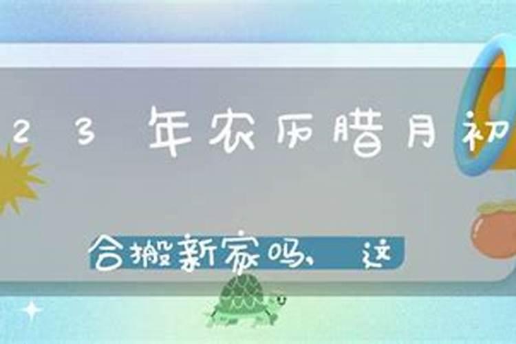 农历腊月13适合搬新房吗