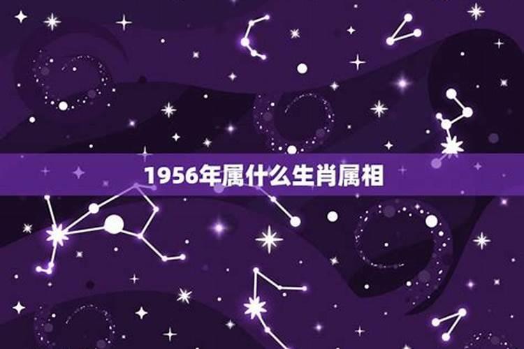 1956年出生属什么生肖属相