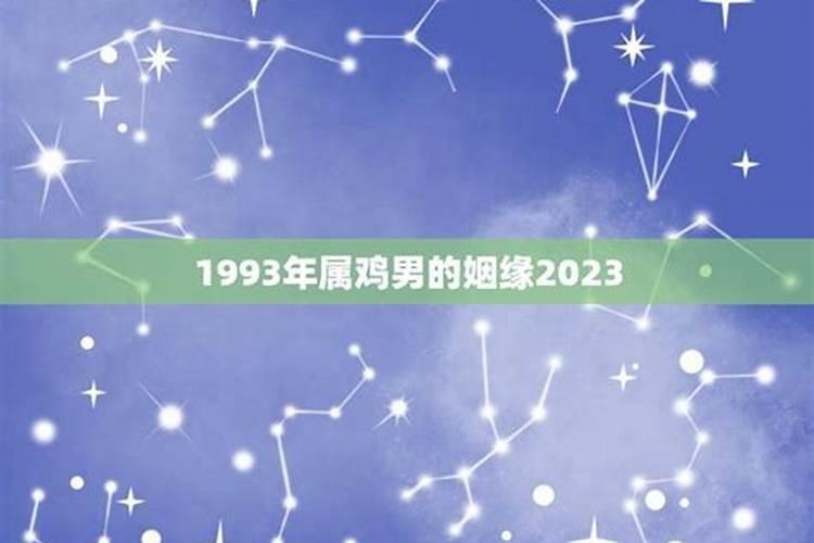 1993年属鸡男2023年的运势