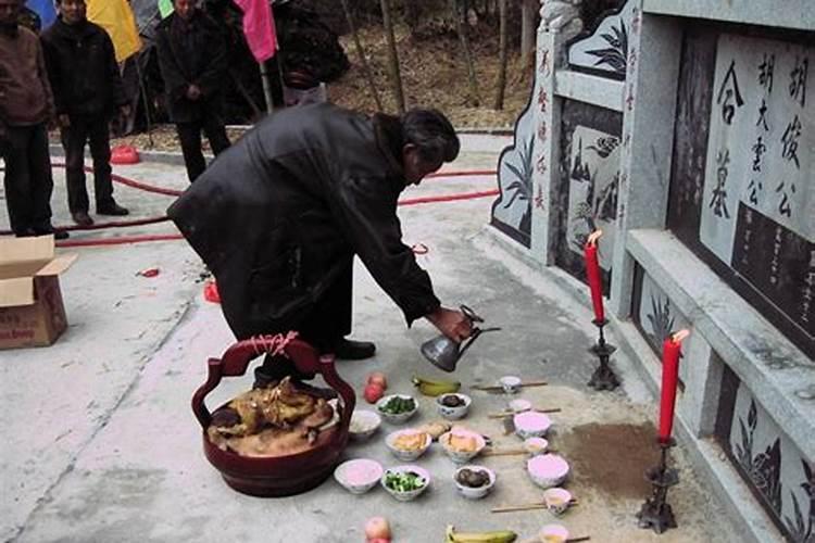 山西农村清明节祭祖