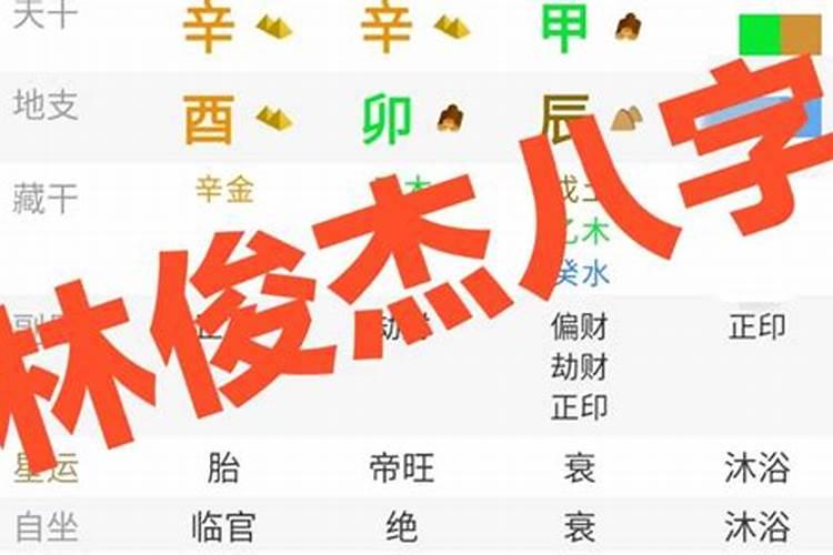 林俊杰八字与什么最合