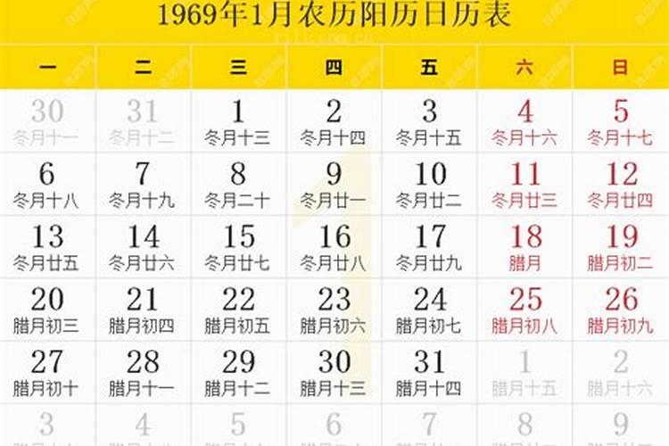 1969年农历9月出生人运势