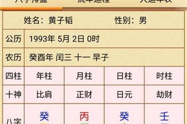 八字算命婚姻免费算命解析