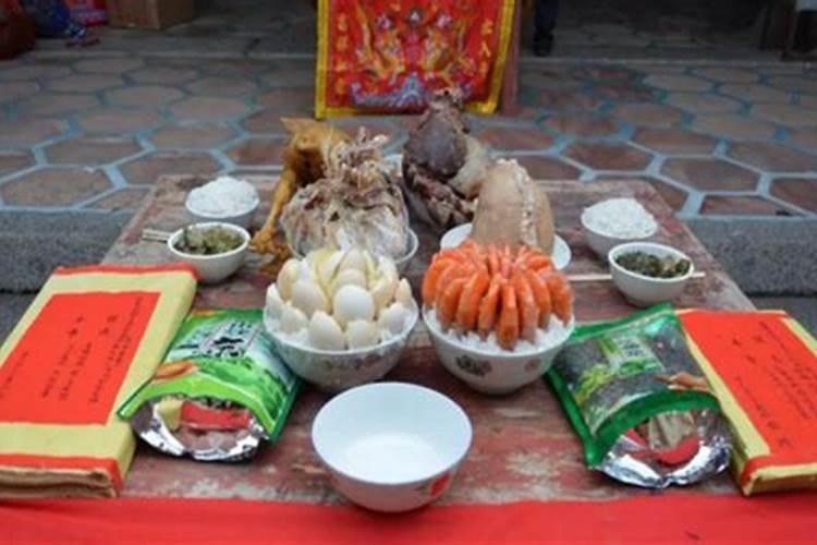 清明食物祭品