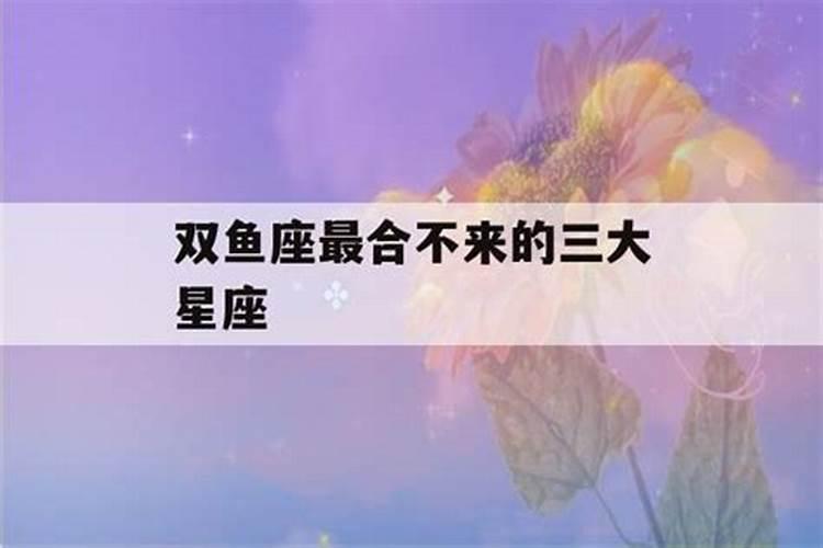 水瓶合不来的星座