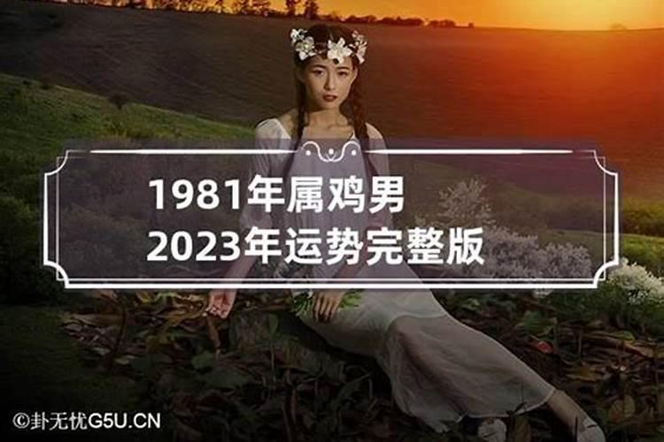 81属鸡2023年运势完整版