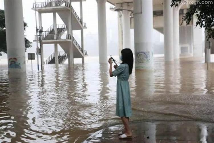 梦见洪水来了又退了