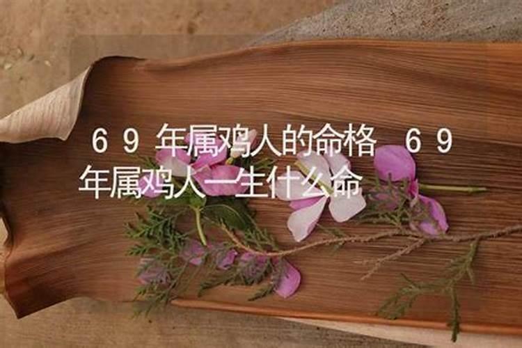 69年属鸡人什么命