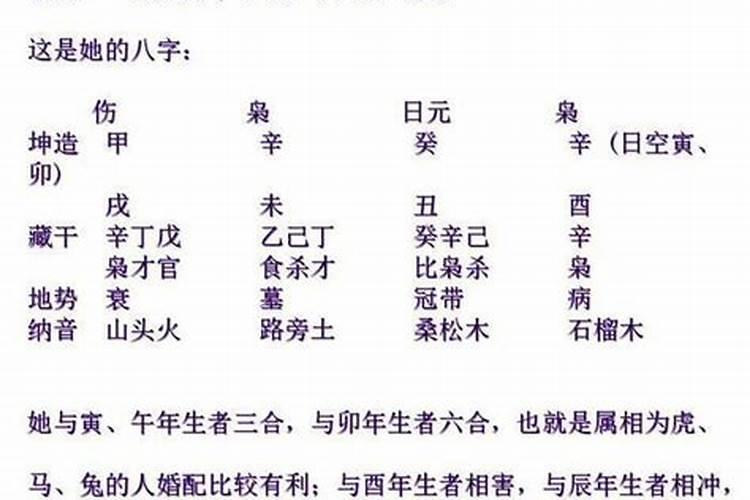 八字结婚案例