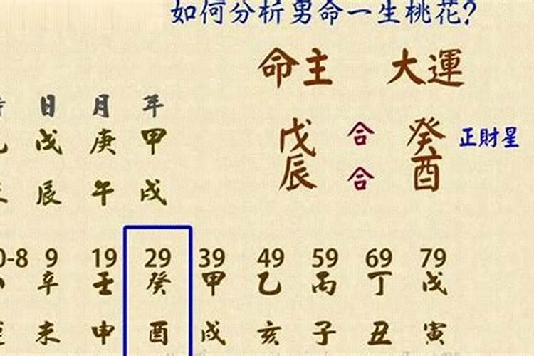 八字排盘桃花是什么意思