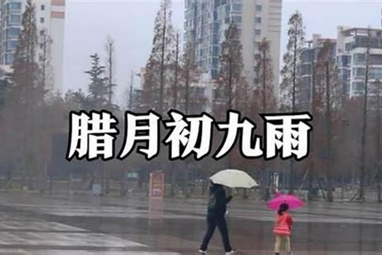 腊月十二下雨什么征兆