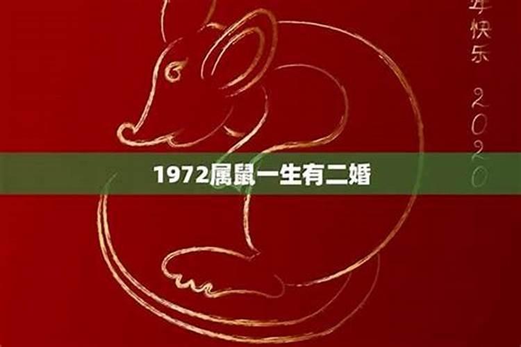 1972年属鼠男一生婚姻,感情