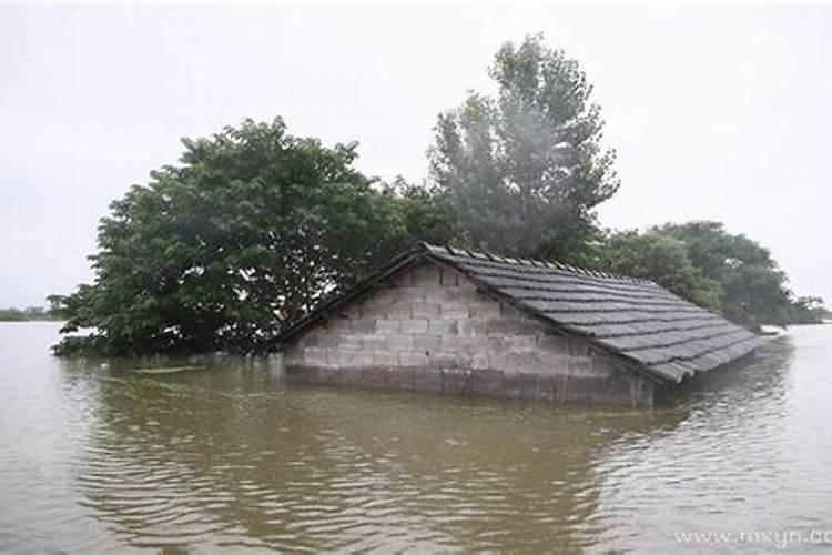 梦到海水涨潮淹没房子和家人