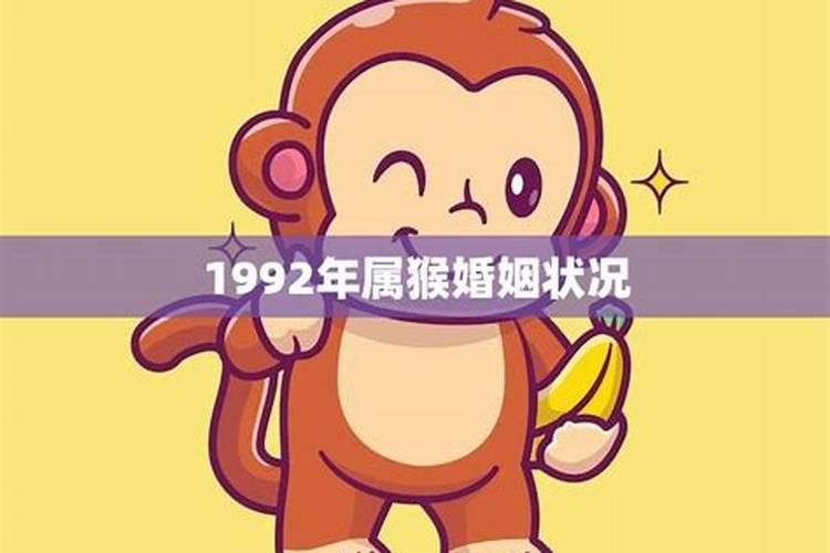 1992年属猴女一生婚姻